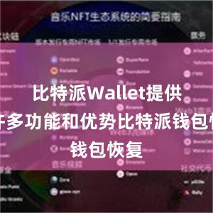 比特派Wallet提供了许多功能和优势比特派钱包恢复